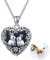 LONAGO Personalisierte Foto Medaillon Halskette Die Bilder 925 Sterling Silber Niedlichen Kaninchen Medaillon Anhänger Schmuck Hält