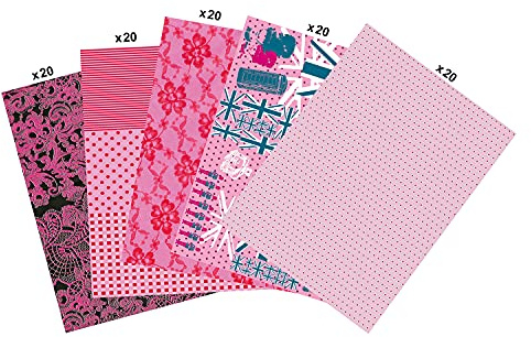 Décopatch MP009C Decopatch-Papier, Rosa, 30 x 40 cm