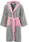Morbidissimi Accappatoio Spugna Adulto Bicolor Con Cappuccio, Cinturino e 2 Tasche, Accappatoi Uomo Donna Morbidi 400 gr/mq Puro Cotone Y780 (Accappatoio Perla-Rosa, L)