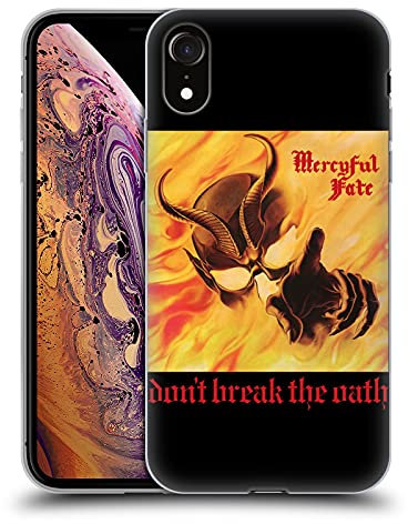 Head Case Designs Offizielle Mercyful Fate Don't Break The Oath Black Metal Gel Handyhülle Hülle [Militärischer Schutzgrad] Kompatibel mit Apple iPhone XR