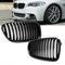 DM Autoteile 2x Kühlergrill Grill Schwarz Glanz Klavierlack passend für F10 F11 auch M M5