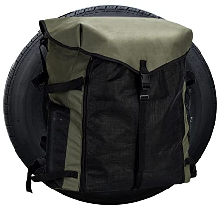 Niktule Reserverad-Aufbewahrungstasche, Reserverad-Müllsack, Cargo-Aufbewahrungstasche, Kofferraum-Hinterradtaschen für Outdoor-Camping- Wranglers UTVs SUVs RVs Trucks