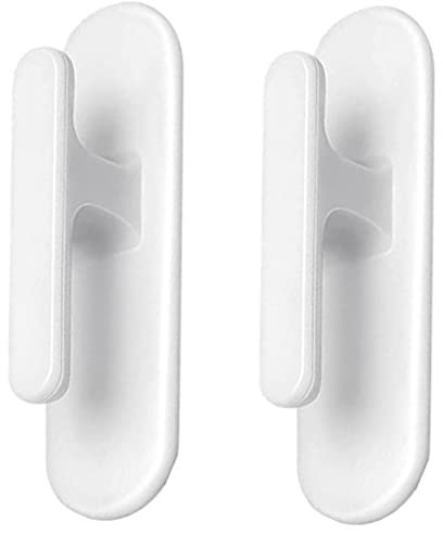 4 Stück Kunststoff-Jalousienschnurwickler Sicherheitsrolloschnur Wandhaken Klebefenster Seil Klampe Jalousien Schnurhalter Rollo Zubehör für Zuhause Büro Fenster Jalousien Vorhänge Sonnenschutz Seile