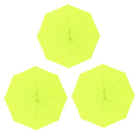 BESTonZON 4pcs Cup Covers for Drinks Silicone Bottle Caps Coffee Cup Lids Silicone Drink Cover Suction Lids Silicone Cup Lids Mug Lid Tumbler Teacup Lid Umbrella Green Glass Cover Mug Lid