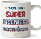 MUGFFINS Tazas para INGENIERO ELECTRÓNICO hombre - En Español - Soy Súper - 11 oz / 330 ml - Regalo original y divertido