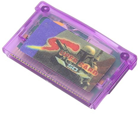 Scheda di Memoria per Videogiochi per GBA GBA SP GBM NDS Lite, Scheda di Masterizzazione Supporta Giochi FAT Super Card NDS, Schede Flash di Gioco Mini Super Card Supporto Scheda
