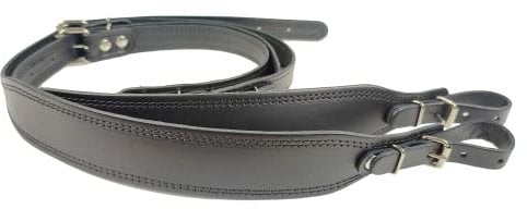 MS ACCORDION Jahrgang Akkordeon gurt leder Hochwertige 4,5cm Schulterriemen max bis 120 Bass