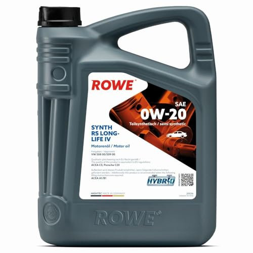 ROWE Motoröl 0W-20 5 L für VW Golf VII Schrägheck (5G1, BQ1, BE1, BE2)