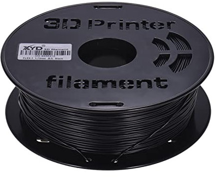 ERYUE FLEX-Filament,1 kg/Spule 1.75mm flexible TPU-Filament-Druckmaterial liefert weiß, schwarz, transparent für 3D-Drucker-Zeichenstifte