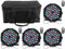 UKing 4PCS LED Par Licht mit Bag,72W LED Strahler RGB DMX Bühnenlicht 7 Modi Partylicht Lichteffekte mit Fernbedienung für DJ Discolicht Hochzeit Weihnachten Bühnenbeleuchtung