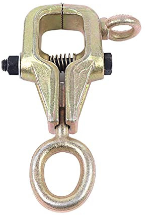 Queeucaer 5T Pull Clamp, Auto Body Self-Tightening, Bi-Directional Tension, Comfortable Grip, Space-Saving Design, 22*8.5 Cm (8.66*3.35Inch), 45 # Steel, 5T Tensile Strength