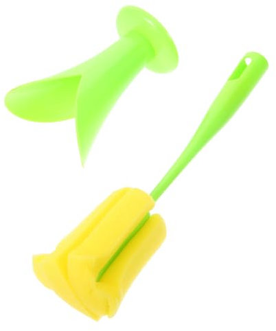 Zerodeko Bottle Washer Brush Sponge Bottle Brush Flasks Cups Long Handle Design