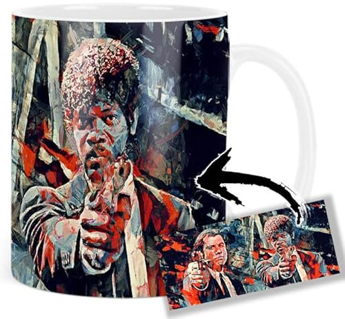 Pulp Fiction John Travolta Samuel L. Jackson B Tasse Keramikbecher Mug