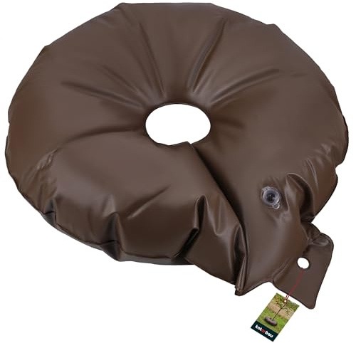 KOTARBAU® Baumbewässerungsring 75L ⌀ 100 cm PVC Braun Bewässerungssack für Bäume Baumbewässerungssack Bewässerung Bäume Sack Bewässerungsring Baum Baumbewässerungsbeutel