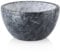 BIMUYI Soap and Cream Shaving Bowl, Natural Marble Shave Stone Bowl, Decorative Shaving Bowl (Black)