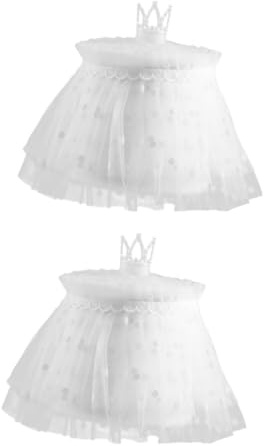 Hoement 2sets Lace Tutu Skirt and Crown Newborn Girl Photography Outfit for Photo Shoot for Girls Clothes and Shower Gifts
