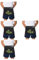 BESPORTBLE 3St Golf-Aufbewahrungstasche Pickleball-Taschen für Männer Tennisballhalter Taille Golfball Tasche Tennis zubehör Golf-Tragetasche tragbar Tennistaschen Oxford-Stoff Black