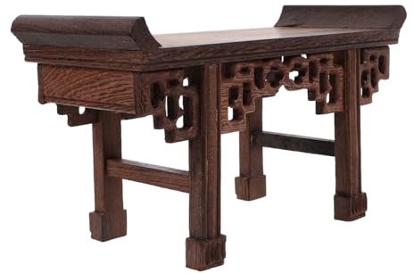 BESTOYARD Altartisch Aus Holz Rechteckiger Deko Sockel Für Buddha-Statue Vasenständer Und Kleinen Teetisch Tischarrangement Für Wohnzimmer Arbeitszimmer 8.86X4.80X3.62 in