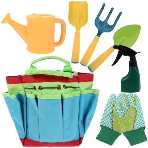 POPETPOP 2 Sätze Rechen Im Freien Blätter Jäter Stand Kind Werkzeug Gartengeräte Gartenschaufeln Mini-gartenschaufel Gartenhand Kleine Sandschaufel Gartenschaufel Eisen