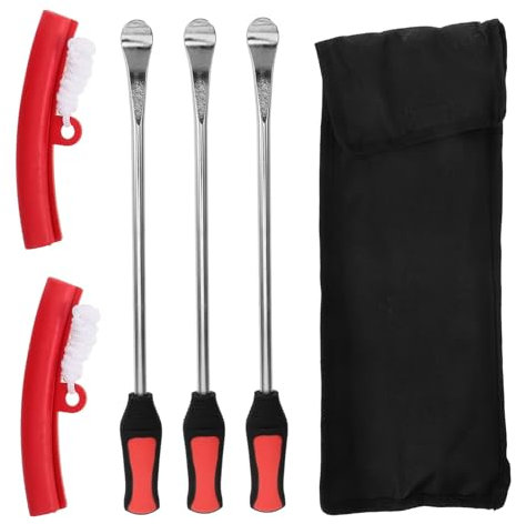 SOLUSTRE Reifenmontiermaschine 1 Satz Reparatur Von Motorradreifen Auto Werkzeug Zur Ausrichtung Der Motorradkette Drehmomentschlüssel Reifenheber Reifen Wechsel Kit Reifenwerkzeuge Wechsler Aluminium