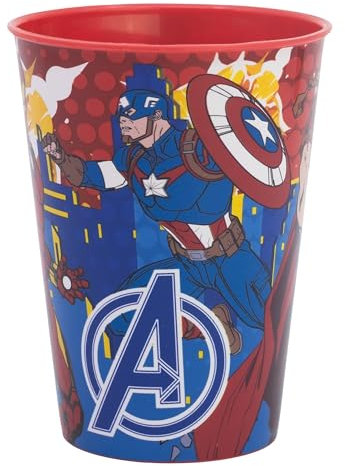Stor Avengers Kinderbecher aus Kunststoff, wiederverwendbar, 260 ml