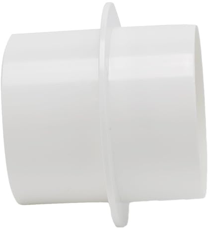 Besttoolifes Vanne de ventilation de salle de bain ronde en PVC pour ventilateur 80 mm-200 mm Blanc Empêche le flux inverse (80 mm)