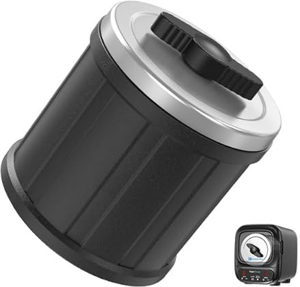 KomeStone Replacement Rubber Barrel K2 Elite Rock Tumbler, 3 lb Capacity Leak-Proof Drum with Upgraded Twist Knob, Quiet & Durable Rubber Tumbler Barrel for Rock Polishing
