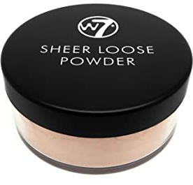 W7 Sheer Loose Face Powder - Ultra-Fine Setting Powder For Long-Lasting Makeup (Honey)
