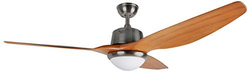 Orbegozo CP 96160 - Ventilador de techo con luz LED, 160 cm de diámetro, 3 velocidades de ventilación, temporizador de 1, 2, 4 y 8 horas, 85 W de potencia