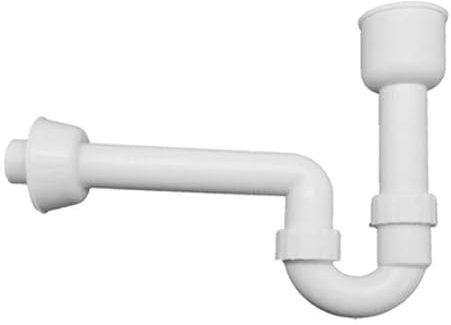 OLI 371-V900203 Sifone ad allaccio per Scarico orinatoio in PP Bianco 40/50mm, Multicolore