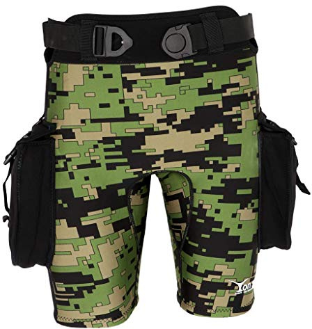 Tubayia Herren Neoprenanzug Neopren Shorts mit Taschen Wassersport Short für Surfen Schwimmen Schnorcheln Kajak Kanu
