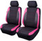 Flying Banner Gabardine Autositzbezüge aus Netzstoff, kompatibel mit Airbag, Universal, für die meisten Autos, LKWs, Lieferwagen, SUVs (Schwarz und Rosa)