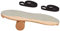 BODYCOACH Woodboard Balance-Board Starter Set nachhaltiges Material aus Ahorn Holz & Kork mit Fitnessband