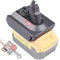 BTRUI for Dyson V6 Battery Adapter for Dewalt 18V/20V Battery Convert to for Dyson V6 DC58 DC59 DC61 DC62 SV04 SV09 Vacuum Converter (DW20V6 Adapter only)