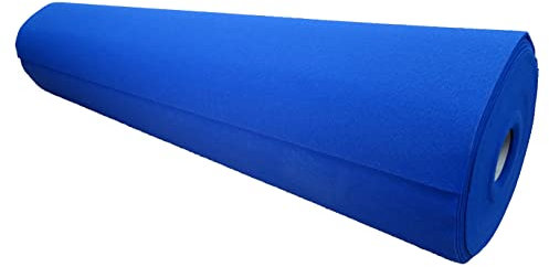 Alpha-Tex Autoteppich zur Auskleidung | Kofferraum & Fahrzeugteppich | Meterware Teppich nach Maß | Rovel blau, Zuschnitt 2 x 2 Meter