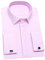Kiioouu Chemise classique à manches longues pour homme avec boutons cachés et sans poche, rose, XL