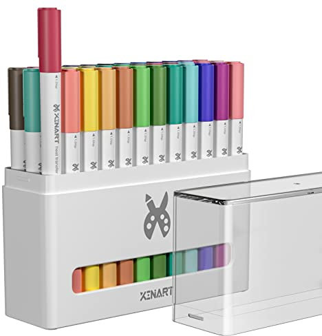 XINART Bolígrafos de sublimación de doble punta para máquinas Cricut Joy, bolígrafos de dibujo para prensa de tazas/proyectos de tinta infusible en transferencia de papel de sublimación, 36 colores