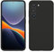 kwmobile Hülle kompatibel mit Samsung Galaxy S23 Hülle - dünnes Silikon Handy S23 Case - stoßfeste S23 Handyhülle weiche Oberfläche - Kabelloses Laden - Schwarz matt