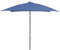 Parasol droit en fibre de verre Aly Gris, Bleu