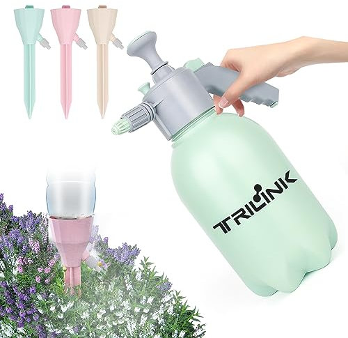 Pulvérisateur à Pression à Pompe - Pulvérisateur d'Herbicide de 2 litres avec Pompe pour (Plantes d'Intérieur, Nettoyage, Extérieur, Engrais de Jardin, Pesticides et Herbicides)