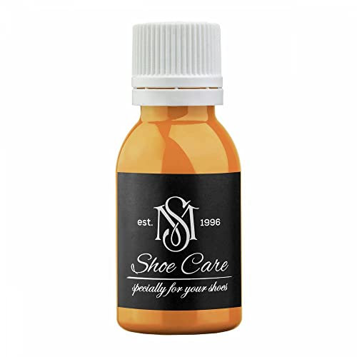 Peinture de Recoloration Cuir & Daim MAVI STEP pour Meubles, Canapés, Chaussures & Sacs - Teinture Restauratrice de Couleur pour Chaussures, Sneakers & Canapés - 361 Orange, 50 ml