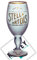 Roxley Stella Artois Unfiltered Frosted Pint Glass Also Comes with Branded Beer Mat, 2712