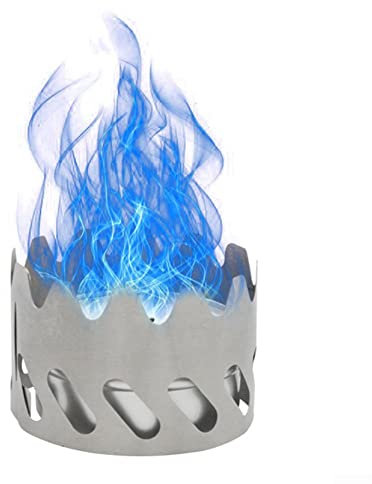 Ensemble réchaud de camping, pare-brise de réchaud de camping, réchaud à alcool en aluminium, pare-brise en titane avec housse de feu et brûleur S