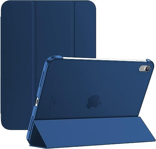 Flip Folio Smart Case For iPad Mini 7th Generation Mini (A17 Pro) 2024 & iPad Mini 6th Generation 2021, Magnetic Stand Cover, Ultra Slim Lightweight Auto Sleep/Wake Support(Navy Blue)