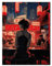 Artery8 Ukiyo Cyberpunk Jazz Bar Film Noir Neon Anime Artwork Painting Unframed Wall Art Print Poster Home Decor Premium