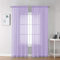 Chyhomenyc Tende velate lilla lunghe 183 cm, 2 pannelli, filtrano la luce, morbide, ariose, con tasca per asta, tende per finestra, camera da letto, soggiorno, ognuna 106 x 182 cm