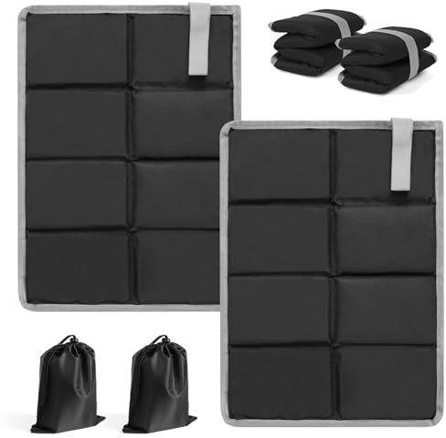 flintronic 2 Stück Sitzkissen Faltbar Outdoor, aus Oxford-Stoff, Wasserdicht Spielplatz Matte, Kinder Sitzmatte mit Tragetasche, Für Outdoor Spielplatz Garten Stadion Jagd Wandern Camping