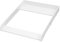 WOLTU Cambiador para Bebé 70x80x10 cm, Tablero Universal para Cómoda, Profundidad Ajustable 47,5-50 cm, Montaje en Pared, Accesorio en MDF, Color Blanco