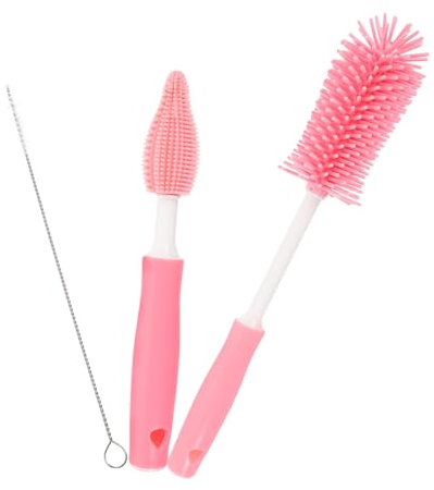 Ciieeo 3 Set Di Spazzole Per Bottiglie Spazzole Per Pulire Cannucce Spazzole Per Bottiglie Detergente Per Bottiglie Spazzole Per Pulire Bottiglie D'Acqua Spazzole Per Pulire