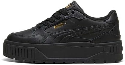PUMA Damen Karmen II Idol Sneaker, Black Black Gold, 38.5 EU